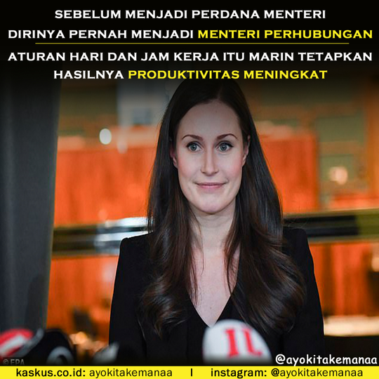 Perdana Mentri Cantik Finlandia Ini Bikin Kebijakan Kerja Cukup 4 Hari Dalam Seminggu
