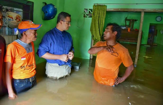 Haji Lieus: Banjir Jakarta Cara Tuhan Menguji Anies Jadi Presiden