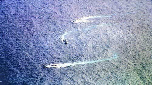 Support Matra Laut dan Udara Berpatroli di Laut Natuna