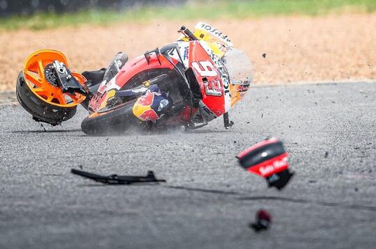 Butuh Hingga Milyaran Rupiah untuk Servis Motor MotoGP yang Alami Kecelakaan