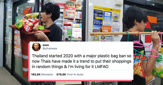 Viral "TREN KOPLAK" Di Thailand Setelah Kantong Plastik Dilarang!