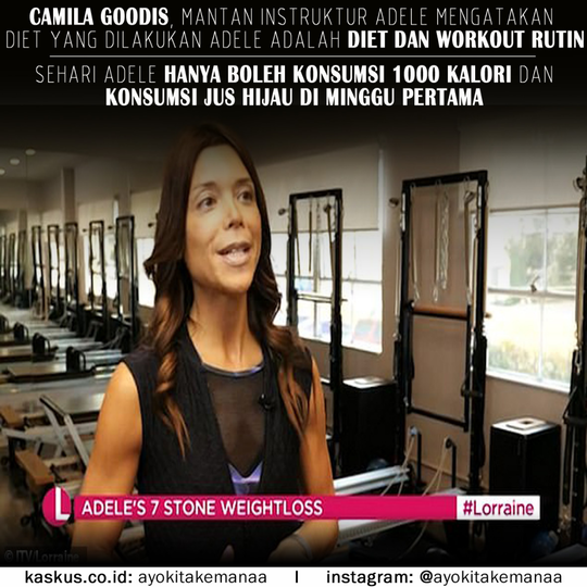 Inilah Rahasia Diet Adele Sehingga Bisa Turun Berat Badan Hingga 40kg, Mau Coba?