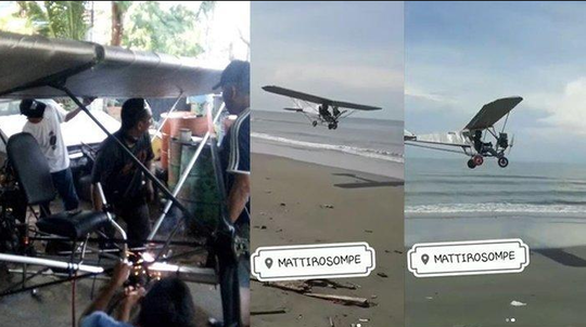 Cuma Lulusan SD, Berhasil Membuat Pesawat Terbang Lewat Barang Berkas