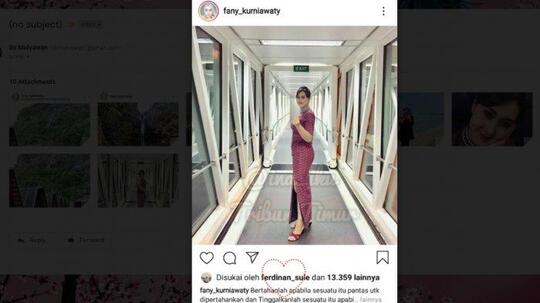 Foto-foto Pramugari Fany Kurniawaty yang Diduga Sosok Calon Istri Sule
