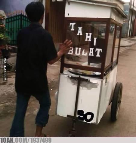 Tulisan-tulisan Kocak di Gerobak Ini Dijamin Bikin GanSis Bingung, Ketawa Dan Kesel