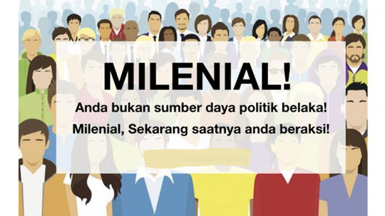 Milenial harus mulai berani untuk peduli Politik