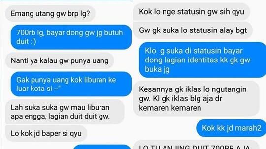 Zaman Edan, Ditagih Hutang Malah Ngamuk