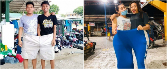 Pengungsi Gunung Taal Memakai Baju Sumbangan Mereka Bikin Ngakak!