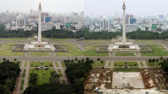 Cawagub DKI dari PKS: Revitalisasi Monas untuk Ruang Terbuka Hijau