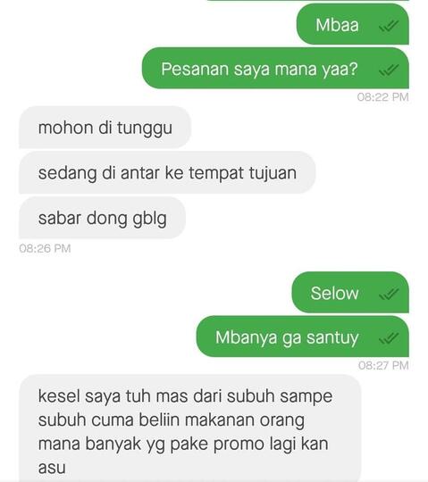 10 Chat Kocak Driver Ojol dengan Penumpang, Bikin Ngakak
