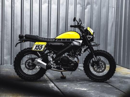 Lebih Terlihat Kekar, Begini Tampilan Modifikasi Yamaha XSR 155