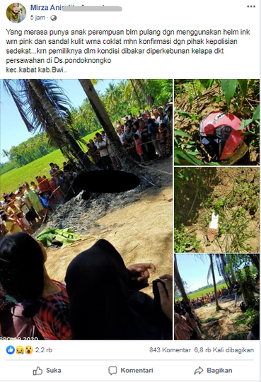 Kasus Pembunuhan Sadis Kota Gandrung Terbongkar, Pelaku Terancam Hukuman Mati