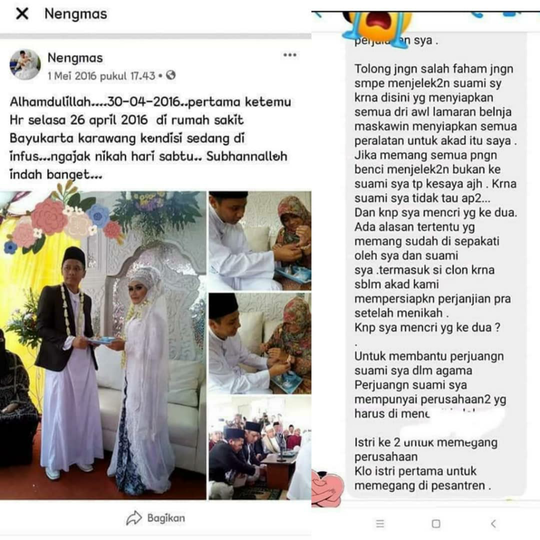 Istri Antar Suami Menikah Lagi, Ini Secuil Gosip Yang Beredar!