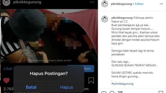 Viral Pasangan Digerebek saat Mesum di Gunung, Fiersa Besari Beri Komentar