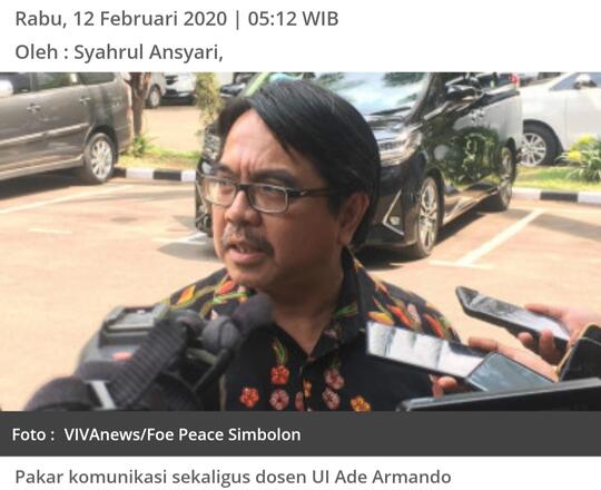 Ade Armando Bongkar Kejahatan FPI: Mereka Minta Perempuan Bule