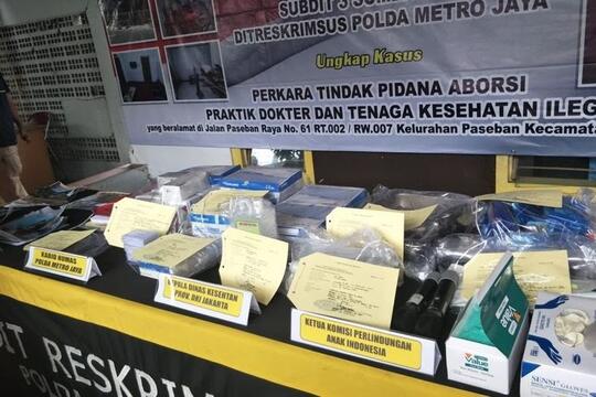 Klinik Aborsi Paseban Digrebek Polisi, Gugurkan 903 Janin dengan Omset Rp 5,5 M!