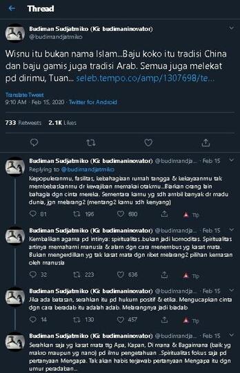 Artis Teuku Wisnu Kena Skakmat Budiman Sudjatmiko karena Anti Valentine Day