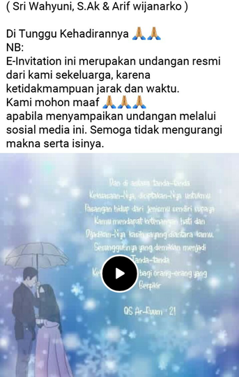 Calon Istri Meninggal 5 Hari Menjelang Pernikahan, Undangan Online Banjir Ucapan Duka