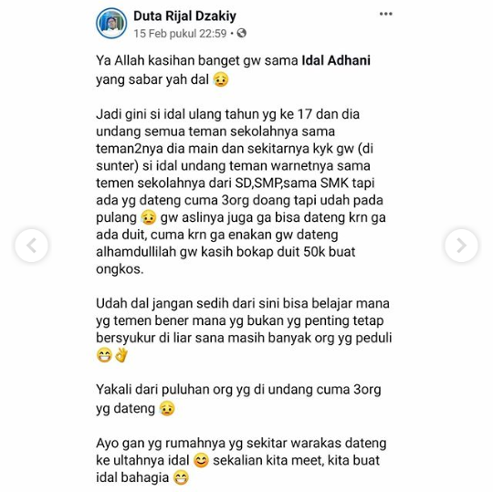 Viral Remaja Ultah ke 17 Hanya Dihadiri 3 orang, Kemana Sahabat yang Lain? Kok Tega