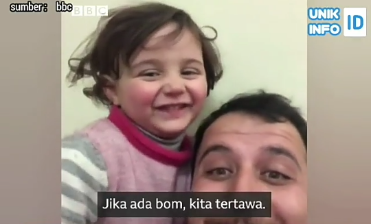 Cara Ayah Cegah Anak Dari Stres Perang, Bikin Haru! Dengar Suara Bom Mereka Tertawa