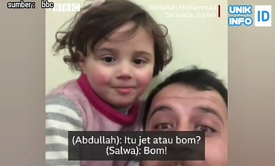 Cara Ayah Cegah Anak Dari Stres Perang, Bikin Haru! Dengar Suara Bom Mereka Tertawa