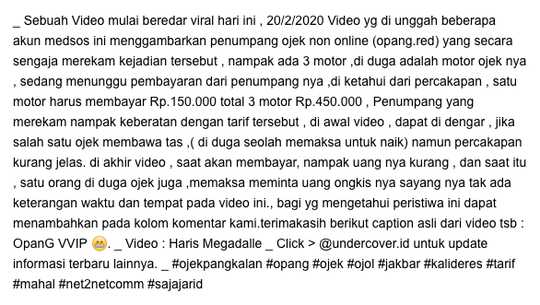 Ditangkap, Opang yang Viral 'Getok' Tarif Rp 250 Ribu di Tanjung Duren