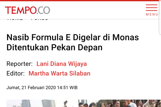 Tak Peduli DPRD&UU Cagar Budaya, Anies Pasang Aspal di Monas Untuk Lintasan Formula E