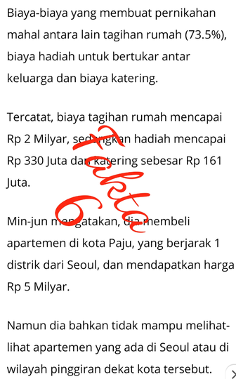 Nilai Pernikahan Negeri Para Oppa yang Wooww!!! Ingin Menikah Disana?