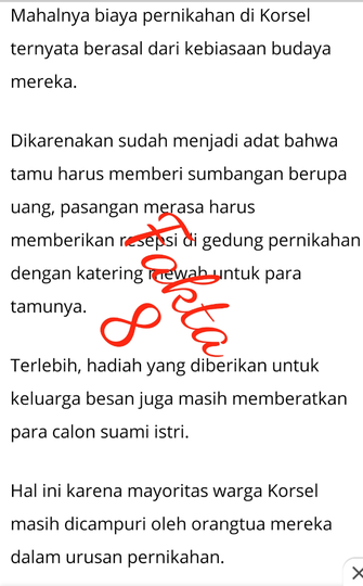 Nilai Pernikahan Negeri Para Oppa yang Wooww!!! Ingin Menikah Disana?
