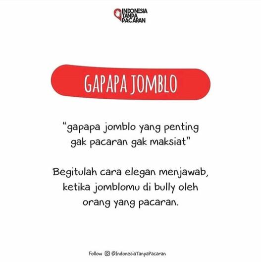 Jomlo Dihari Minggu Ini