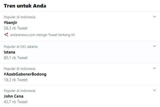 Warga Sindir Anies: Banjir Cuma Hari Libur? Langsung Dijawab Gak Pakai Lama