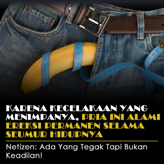 Pria Ini Alami Ereksi Permanen Netizen Ada Yang Tegak Tapi Bukan Keadilan Anjay Kaskus