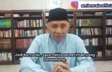 Amien Rais Minta ke Pemerintahan Jokowi, Jangan Sahkan Kongres Menangkan ZulHas