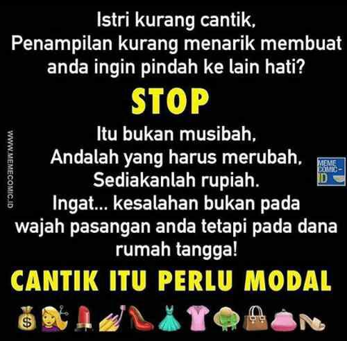 Istri Tak Pandai Dandan, Tukang Sayur Ini Ingin Poligami, Emang Situ Ganteng?