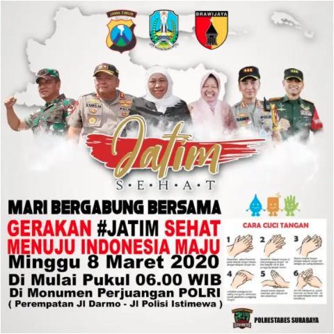 Begini Cara Jawa Timur Redam Virus Korona