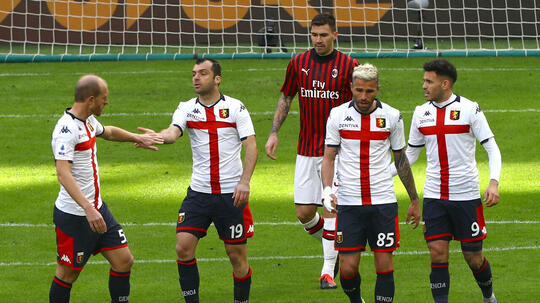 Milan Vs Genoa : Rossoneri Jatuh Oleh Batu Kerikil