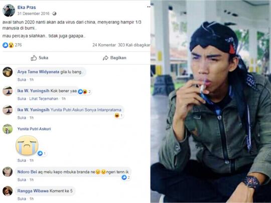 Santri Ini Ramal Virus Corona Sejak Tahun 2016, Fakta Atau Cuma Hoax?