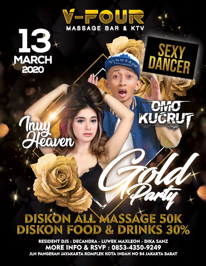 New V-FOUR Massage, Bar & KTV - Kota Indah, Pangeran Jayakarta