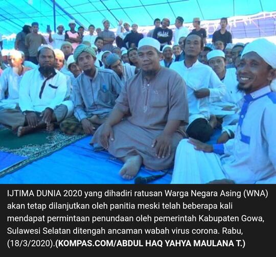 Media Asing Sorot Jemaah Tabligh Indonesia: Kami Lebih Takut pada Tuhan