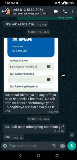 Hati Hati Penipuan Dengan Registrasi Oneklik Bca Gopay Kaskus