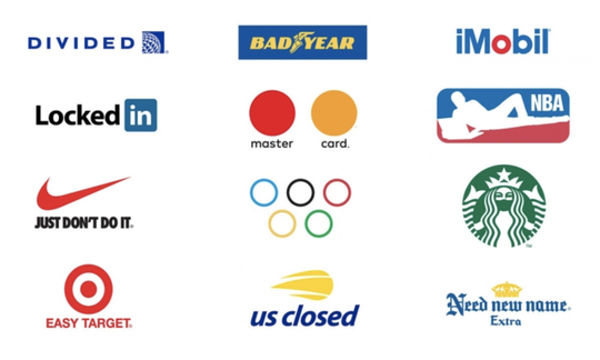 Designer dibalik logo-logo yang melakukan Social Distancing
