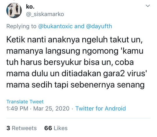 Lulus Jalur Corona, 20 Komentar Kocak Netizen Menanggapi UN Ditiadakan Tahun Ini