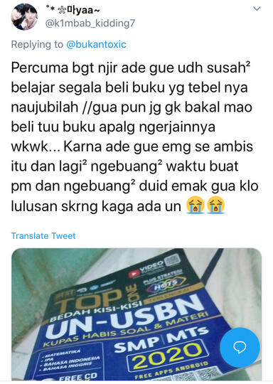 Lulus Jalur Corona, 20 Komentar Kocak Netizen Menanggapi UN Ditiadakan Tahun Ini
