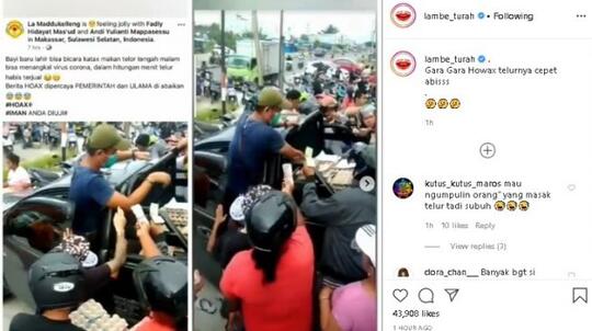 Bayi yang Sebut Makan Telur Bisa Cegah Covid-19 adalah Informasi Hoax!