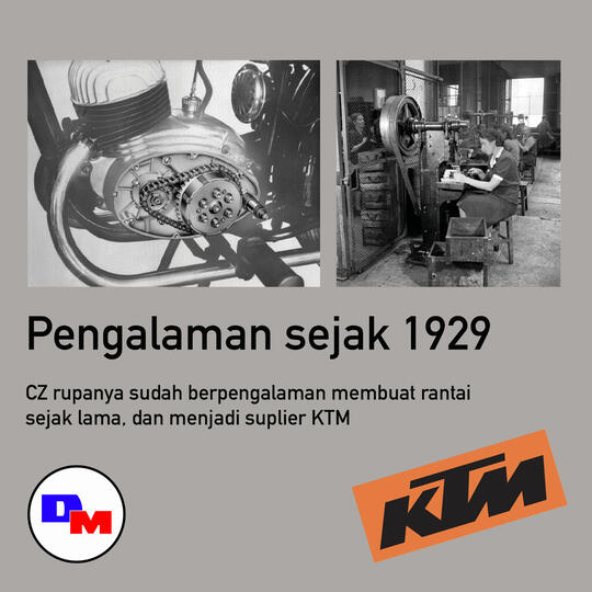 3 Keunikan RANTAI MOTOR Ceko buat NINJA 250, CBR250RR, Yamaha R25 sampai Ninja 650