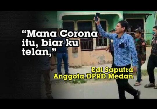 Tak Terima Rekannya Dimakamkan Sesuai SOP PDP Corona, Anggota DPRD ngamuk!
