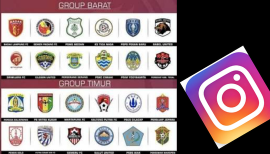Beginilah Penampakan Jika Klasemen Liga Indonesia Ditentukan Follower IG