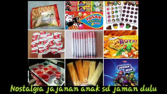 Nostalgia Jajanan Gue Waktu SD ? Bikin Ngiler