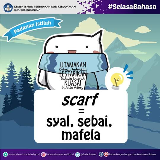 Mari Sebut Beberapa Hal Ini Pake Bahasa Indonesia Aja