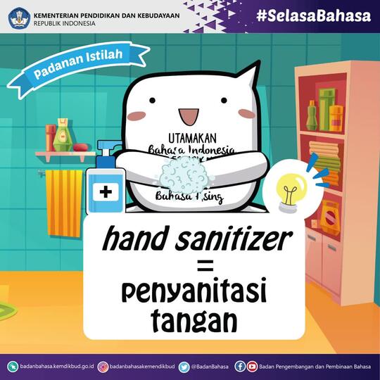 Mari Sebut Beberapa Hal Ini Pake Bahasa Indonesia Aja
